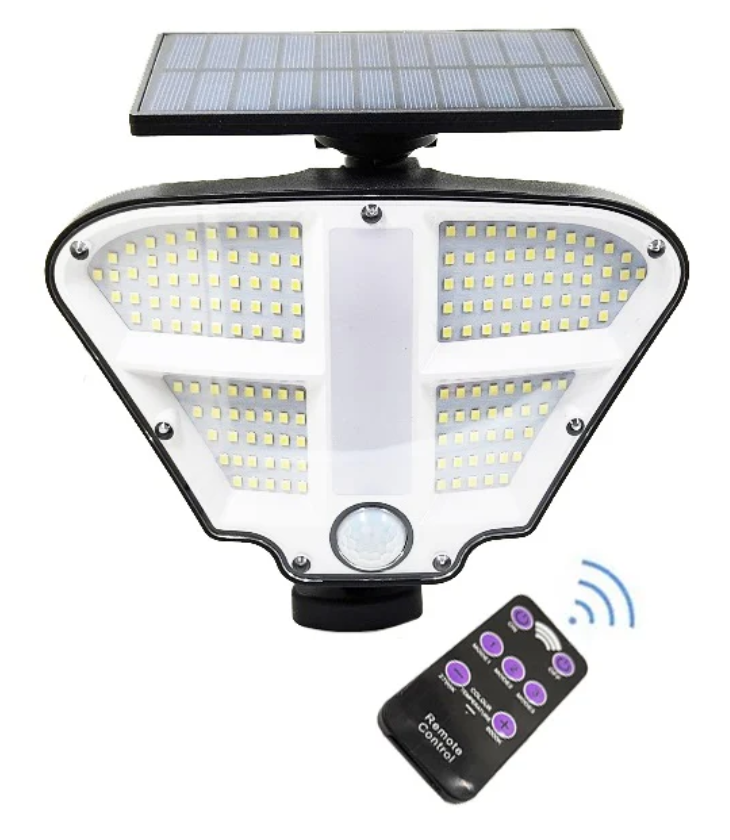 Lampa solara de perete ZB160 15 cu senzor de miscare si telecomanda